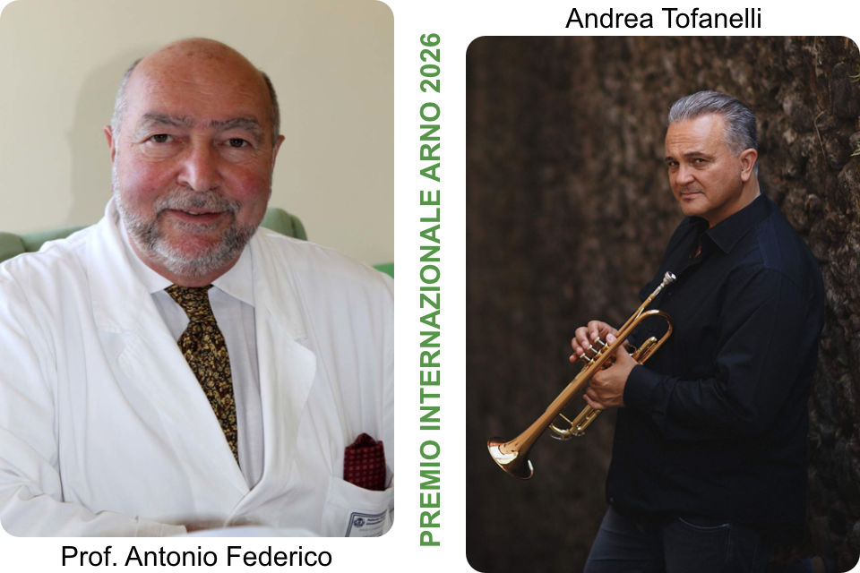 Il Premio Internazionale ARNO a Antonio Federico e Andrea Tofanelli - domenica 30 agosto 2026 al Caffè della Versiliana
