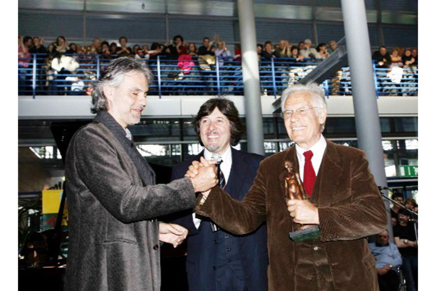 Andrea Bocelli e Gianluigi Gessa